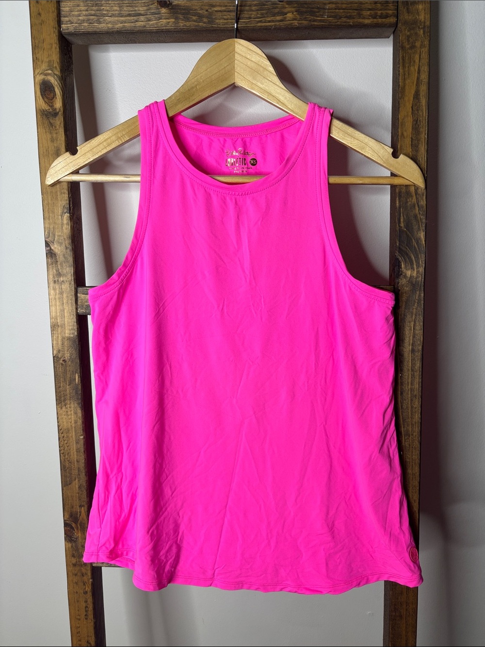 Lilly Pulitzer Luxletic Neon Pink Athletic Tank Size XS